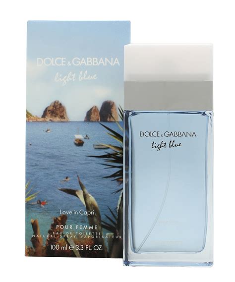 dolce gabbana light blue love in capri|DOLCE&GABBANA Light Blue Love in Capri Eau de Toilette, 3.4 .